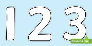 No of printable alphabet stencils: Printable Outline Bubble Numbers 0 9 One Page Twinkl