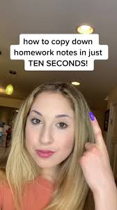 how to copy down homework notes in just TEN SECONDS! #howto #voiceover  #meleaving #halloweenishere
