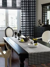 Black And White Checkered Dining Chairs Beauty And Fashion In 2020 Black White Furniture White Furniture Plaid Curtains