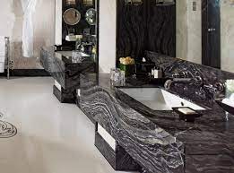 Find out the best options for quartz bathroom counters. Black Marble Bathroom Worktop Tino Natural Stone