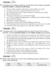 Grade 10 Grammar Lesson 12 Present Tense For The Future Grammar Lessons English Grammar Rules Grammar Worksheets