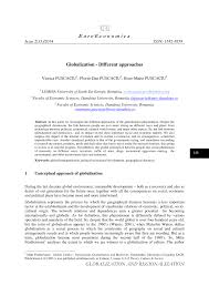 Pdf Globalization Different Approaches