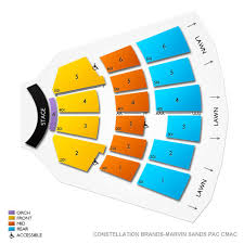 Constellation Brands Performing Arts Center 2019 Seating Chart