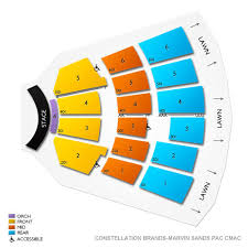 constellation brands performing arts center 2019 seating chart