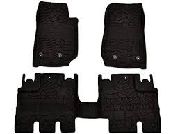 Mopar 82213860 Jeep Wrangler Unlimited 4 Door Black All Weather 3 Piece Floor Mat Set Price 45 95 Jeep Wrangler Jeep Wrangler Unlimited Jeep Wrangler Interior
