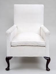Upholstered High Backed Armchair Circa 1860 Early Victorian Armchair With High Straight Back Rolled Arms Loo High Back Armchair Armchair Victorian Armchair