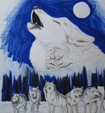 Wolf Pack Wolf Pack Cool Art Wolf