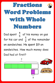 Fractions Worksheets 4th 5th Grade Fraction Word Problems Word Problems Word Problem Worksheets