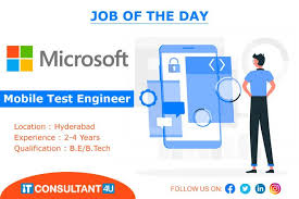 Mobiletestengineer Testingjobs Softwaretestingjobs Itconsultant4u Hyderabadjobs In 2020 Engineering Companies Software Testing Manual Testing