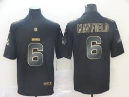 Browns 6 Baker Mayfield Black Gold Vapor Untouchable Limited Jersey With Images