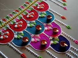Very Easy Yet Attractive Rangoli For Diwali Beautiful And Unique Rangoli For Festivals Small Rangoli Design Colorful Rangoli Designs Free Hand Rangoli Design