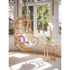 Kouboo Hanging Rattan Swing Indoor Accent Chair Swing Chair For Bedroom Hanging Egg Chair Hanging Swing Chair
