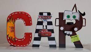 It's been a long time coming to say the least, but it's finally happening. Disney Letters 8 Cars Theme By Adhucreations On Etsy 13 00 Disney Letters Cars Birthday Disney Crafts