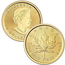 1 4 Oz Canadian Gold Maple Leaf 9999 Pure Gold Coins Money Metals Gold Coins Money Canadian Gold Coins Gold Coin Price