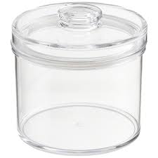When looking for clear storage solutions, shoppopdisplays has you covered! Acrylic Canisters Clear Round Acrylic Canisters The Container Store