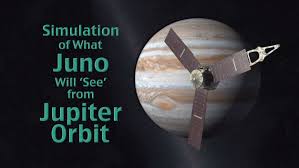 Simulation of What Juno Will 'See' From Jupiter Orbit