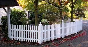 Friesenzaun Mit Rundkopfstakete Im Freien Zaun Gartenzaun