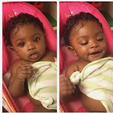 Her eyebrows become apparent around this same time. Melanin Babies Baby Hair And Cute Image 7130532 On Favim Com