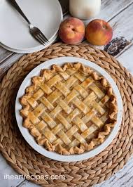 Brush with butter, cut slits and sprinkle lightly with sugar and cinnamon if desired. Grandma S Peach Pie Recipe I Heart Recipes