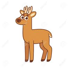 Learn how to draw a reindeer! Cute Cartoon Huemul Deer Drawing Funny Animal Vector Illustration Royalty Free Cliparts Vectors And Stock Illustration Image 126081927