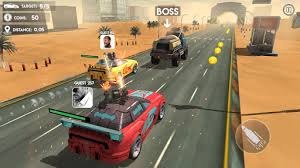 Brake to avoid the ground bombing of missile. Death Race Road Battle V1 4 Mod Apk Free Shopping Apkdlmod