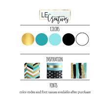Black And White Branding Inspiration Teal Black Gold White Branding Theme Logo Business Color Theme Branding Inspiration Branding Board Customizable Chevron Pattern Logo Brand In 2020 Gold Business Card Business Colors Etsy Shop Marketing