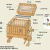 Wooden rustic ice chest 58 qts. 1
