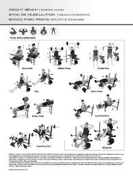 Workout Bench Exercises Pdf Sport1stfuture Org