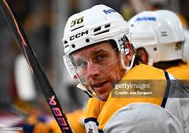 Erik Haula of the Nashville Predators battles in front of the net... News  Photo