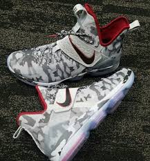 Find great deals on nike lebron james athletic shoes us size 14 for men when you shop the huge selection of new & used sneakers on ebay.com. Kingjames Previews Camo Nike Lebron 14 For Tonight S Game Girls Basketball Shoes Lebron James Shoes Swag Shoes