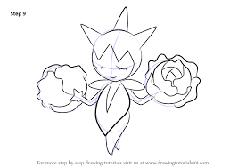 Roselia Is A Small Bipedal Character From Pokemon It Has Three Horns Over The Head In This Tuto Pokemon Coloring Pages Pokemon Sketch Pokemon Coloring Sheets