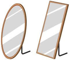 Maybe you would like to learn more about one of these? Premium Vector Slim Young Girl Standing In Front Of Mirror With Big Size Pants