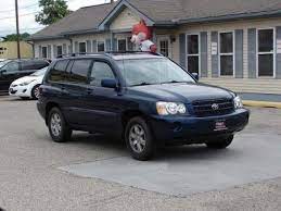 2003 Toyota Highlander Blue Suv 4 Doors - 7500 - To View More Details Go To Httpswwwomariautocominventoryview105 Toyota Highlander Suv Suv Car