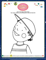 Peter Color Pinkalicious Activities Pinkalicious Birthday Party Pinkalicious