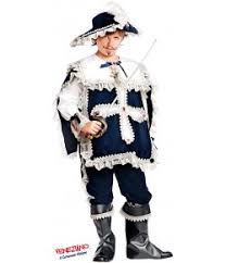 Costume da moschettiere blu per bambino. Costumi Di Carnevale Moschettiere Prestige 50566 Carnevaleveneziano