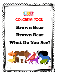 Using this brown bear, brown bear activity with your child at home. Brown Bear Coloring Pages Kid Activities With Alexa