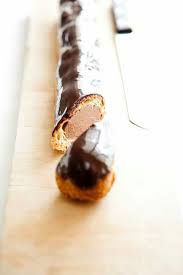 Eclair Au Chocolat Pasteles Dulces Postres