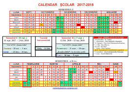 Cursuril încep luni, 10 septembrie și însumează 168 de zile lucrătoare (34 de săptămâni). Ordin Structura Anului Scolar 2017 18