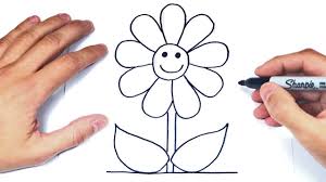 They re accustomed to online on cell phones to consider image information to become a concept. Como Dibujar Una Flor Bonita Paso A Paso Y Facil Youtube