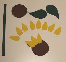 Blume schablone sonnenblume vorlage zum ausdrucken. Sonnenblumen Fensterbild Mit Kostenloser Schablone