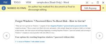 How do you unlock microsoft word 2007? How To Unlock Selection In Word 2003 2019