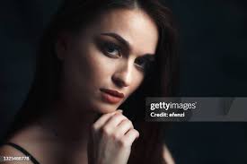 916 Low Key Female Face Stock Photos, High-Res Pictures, and Images