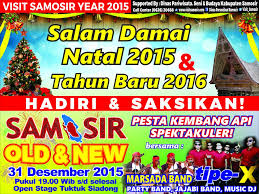 / baliho ini menunjukkan hampir. Baliho Natal Dan Tahun Baru 2015 2016 Uk 3x4m Visit Samosir