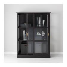 Malsjo Glass Door Cabinet Black Stained Black Stained Ikea Vitrine Mobel Und Ikea Inspiration