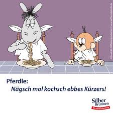 Silberbrunnen Affle Pferdle Downloads Lustige Cartoons Schwabische Spruche Lustig