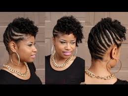 Probably every lady whose hair is not so long remembers the moment of searching for such hairstyles and finding really few. Pin By M C On Hair And Makeup Short Natural Hair Styles Natural Hair Updo Hair Styles
