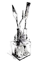 Sketching Art Materials With Pen Wash Will Kemp Art School Art Sketches Pen Art Drawings Pen And Wash