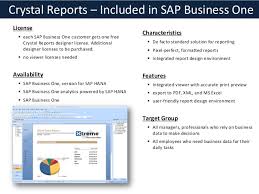 Crystal Reports For Sap Business One Overview Free Training Source
