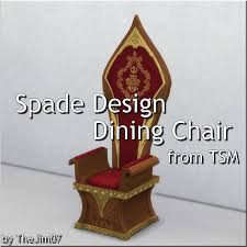 mod the sims spade design dining chair sims medieval sims 4 cc furniture dining chairs