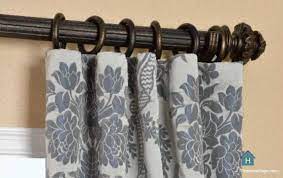How to pin drapery hooks: How To Hang Pocket Rod Curtains With A Pin Hook Properly